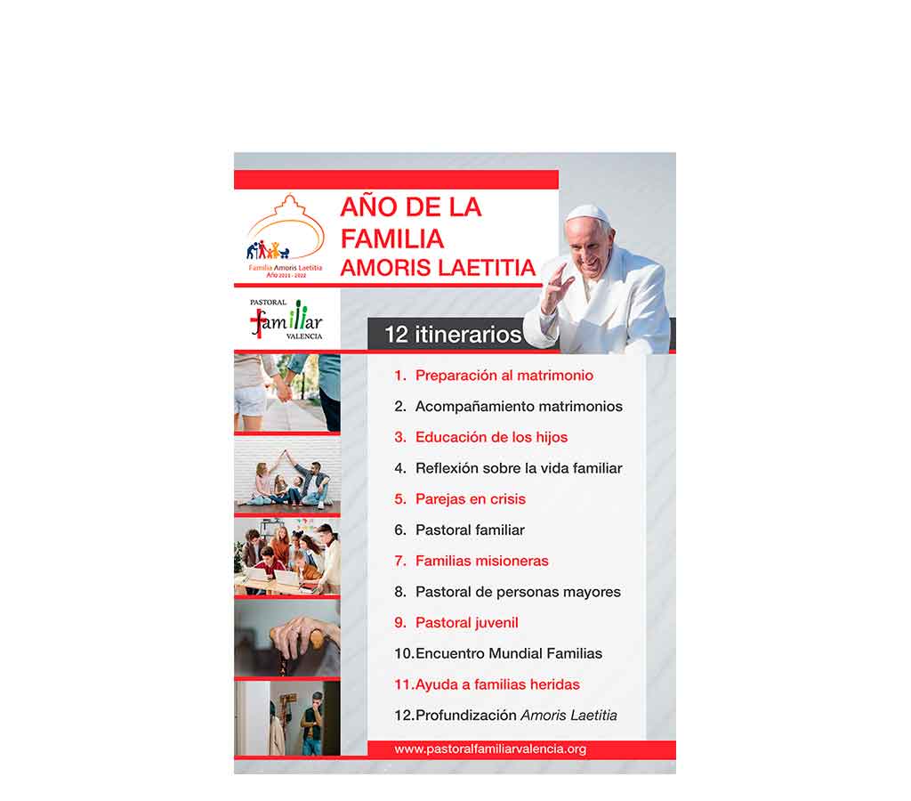 Cartel del Año de la Familia AL para la DDPF Valencia